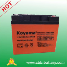12V50ah Maintenance Free Inverter Battery High Rate Discharge Battery
